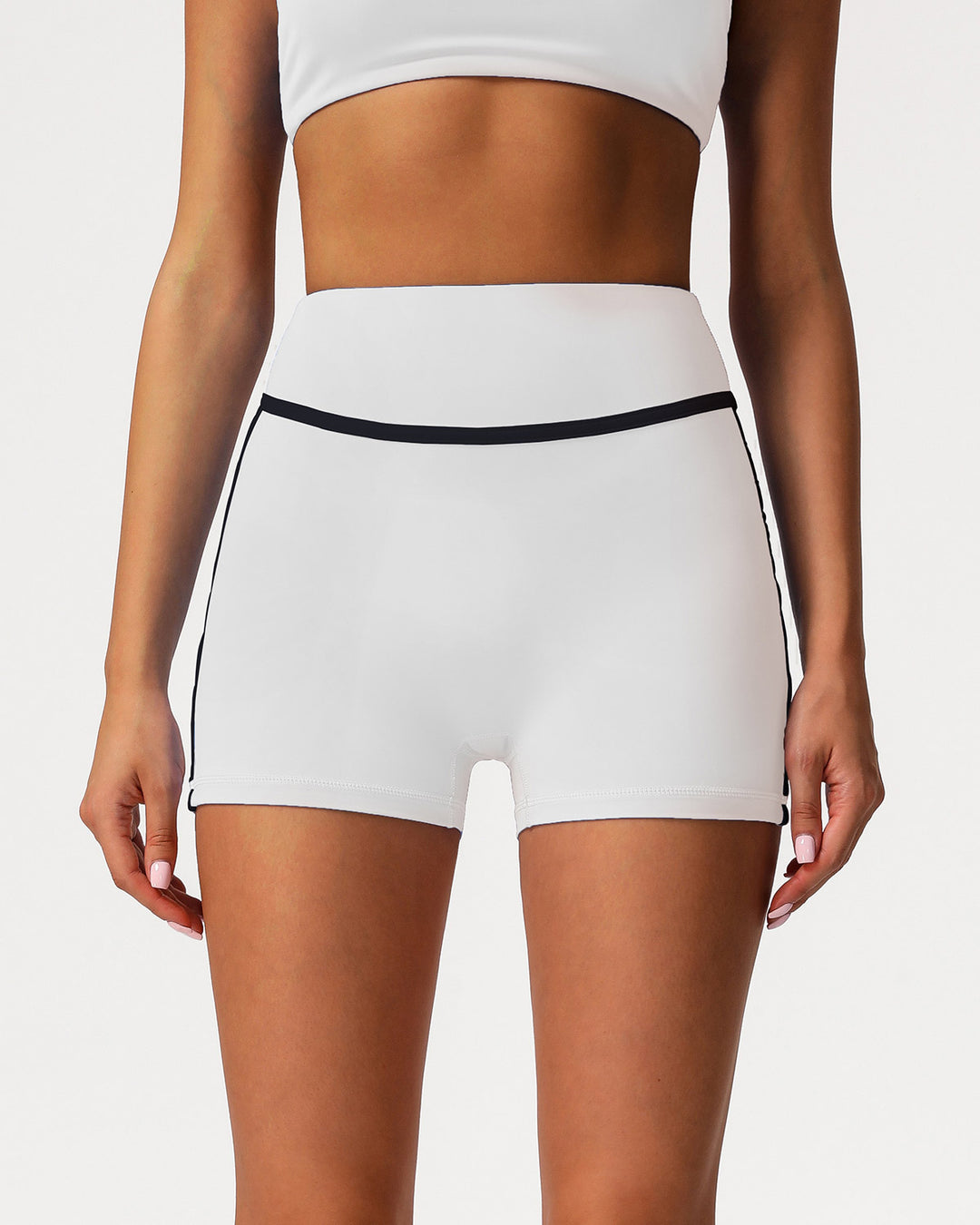 Raina Seamless Shorts - White