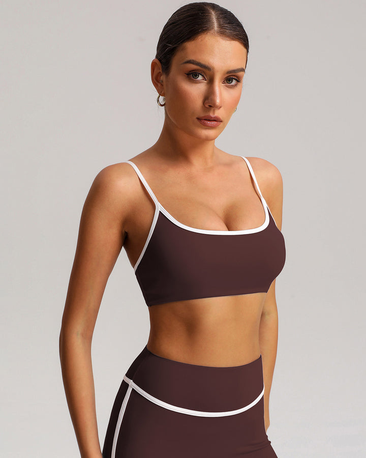 Raina Sports Bra - Brown