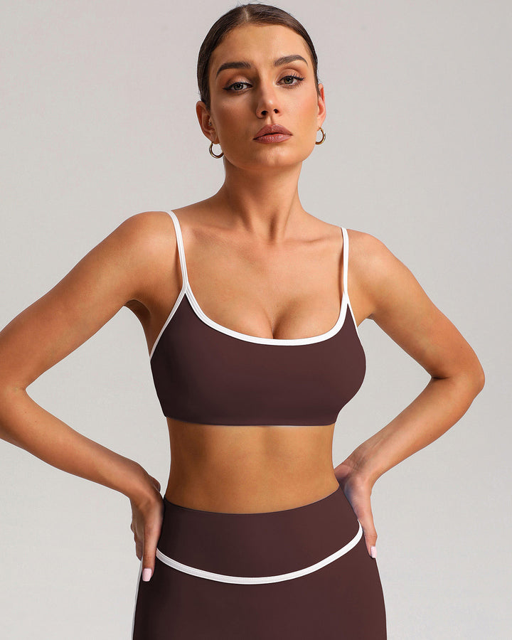 Raina Sports Bra - Brown