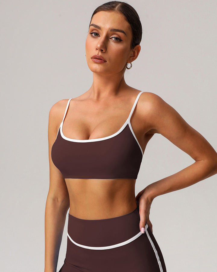 Raina Sports Bra - Brown