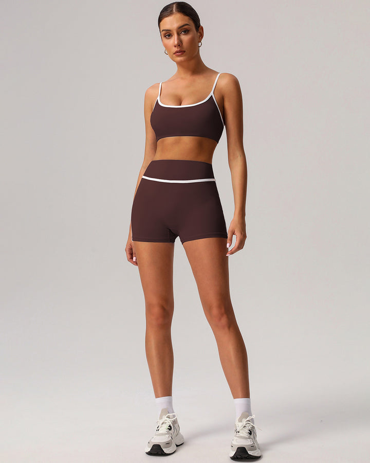 Raina Sports Bra - Brown