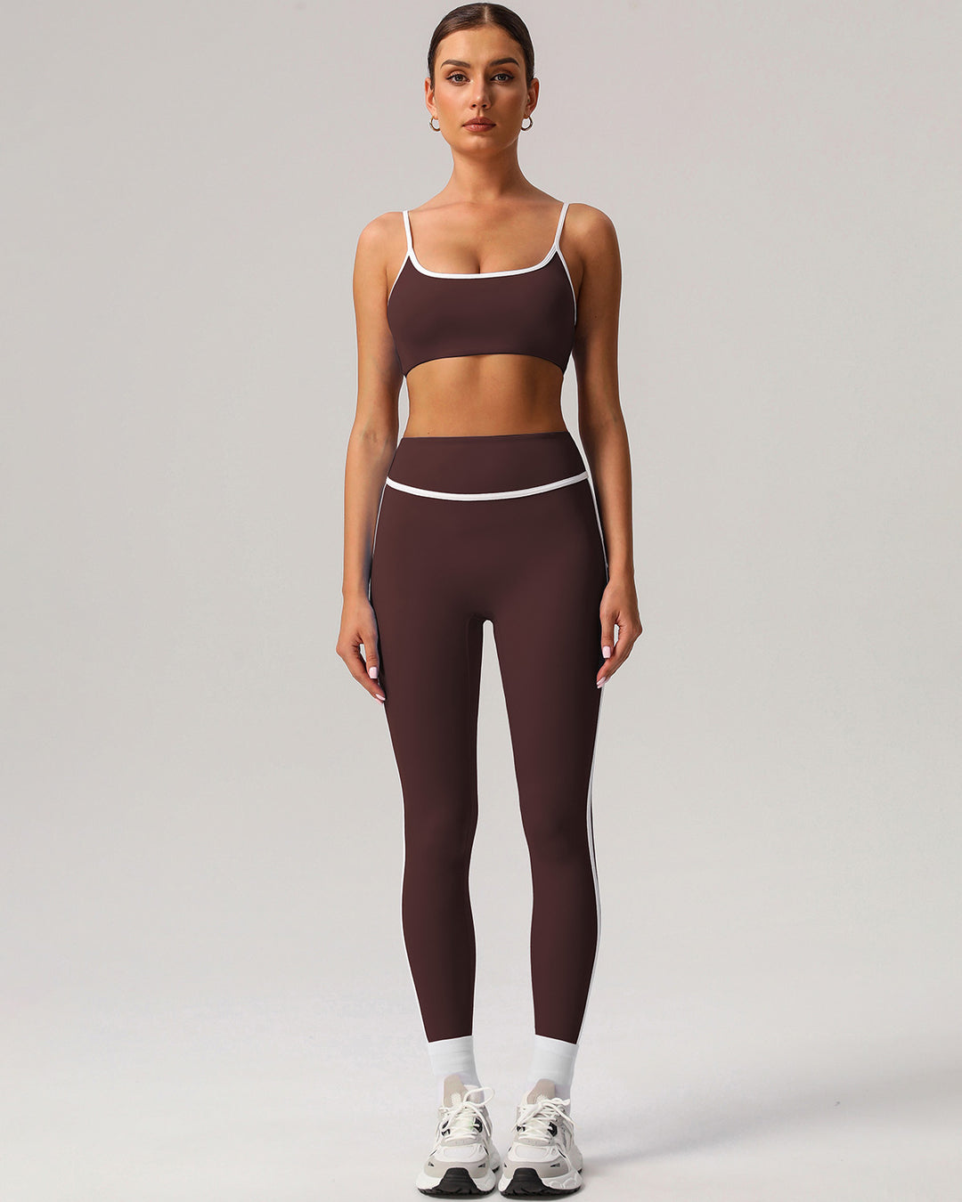 Raina Sports Bra - Brown