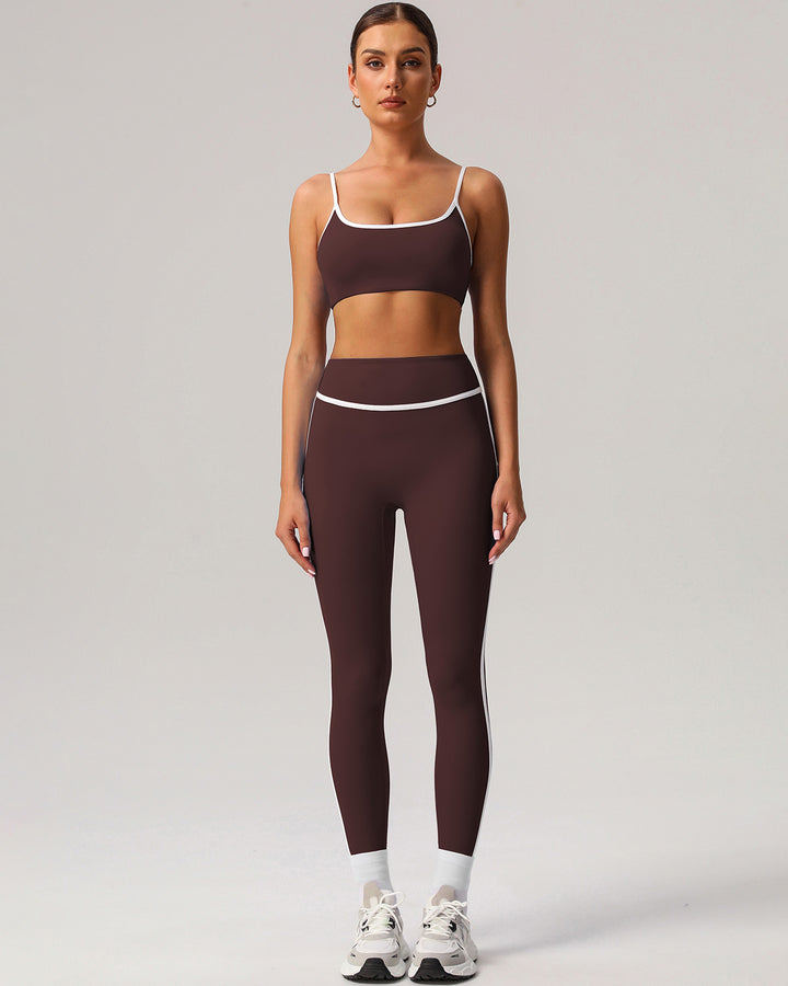 Raina Sports Bra - Brown