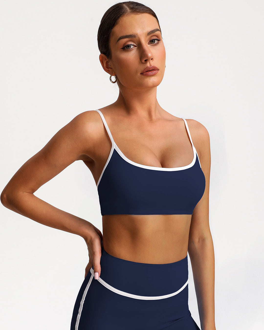 Raina Sports Bra - Navy