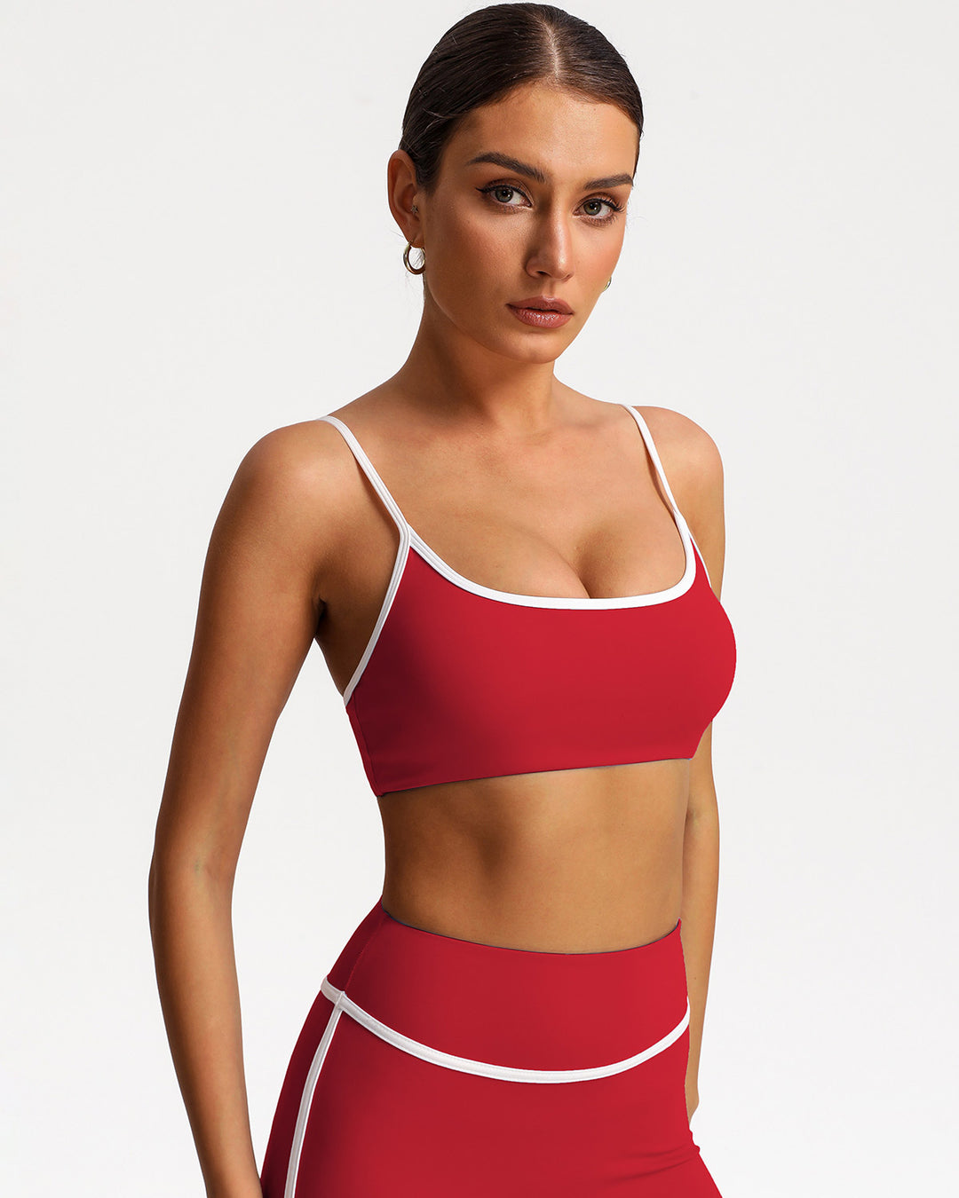 Raina Sports Bra - Red