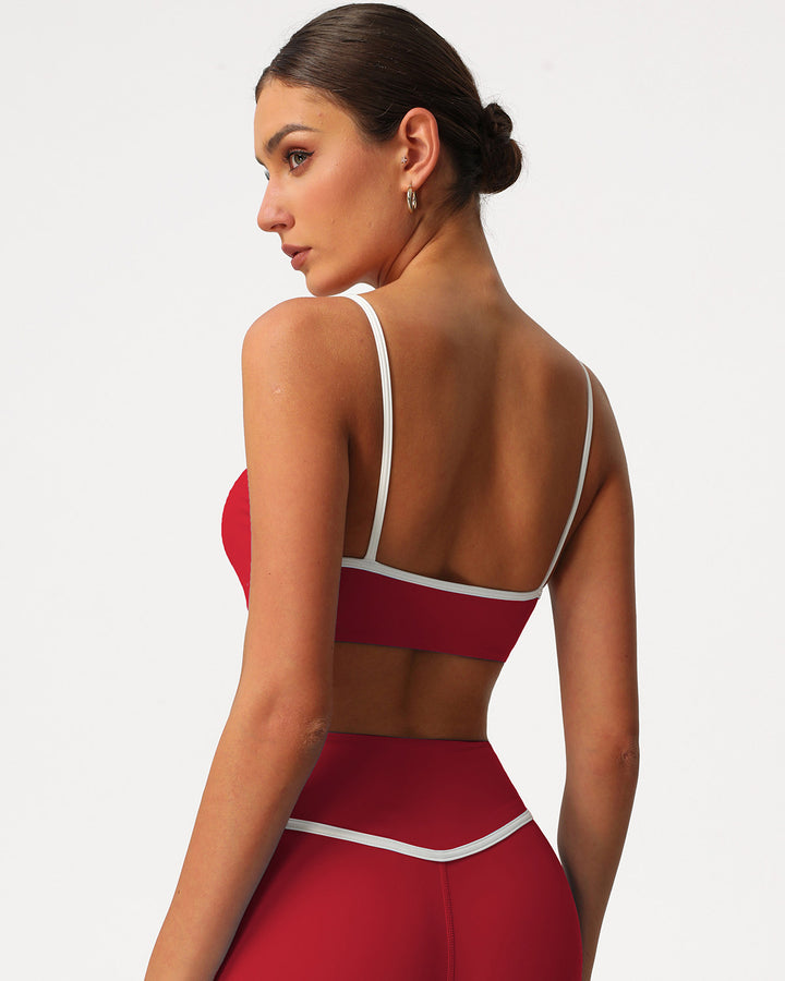 Raina Sports Bra - Red