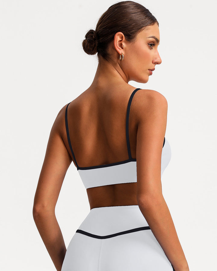 Raina Sports Bra - White