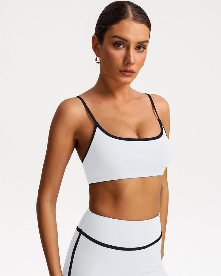 Raina Sports Bra - White