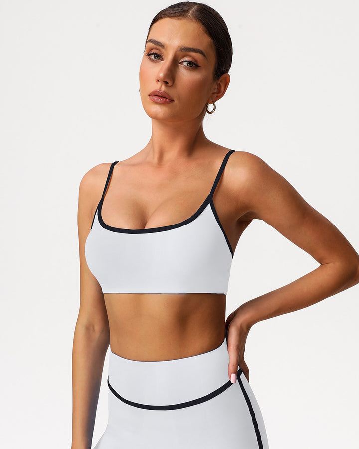 Raina Sports Bra - White
