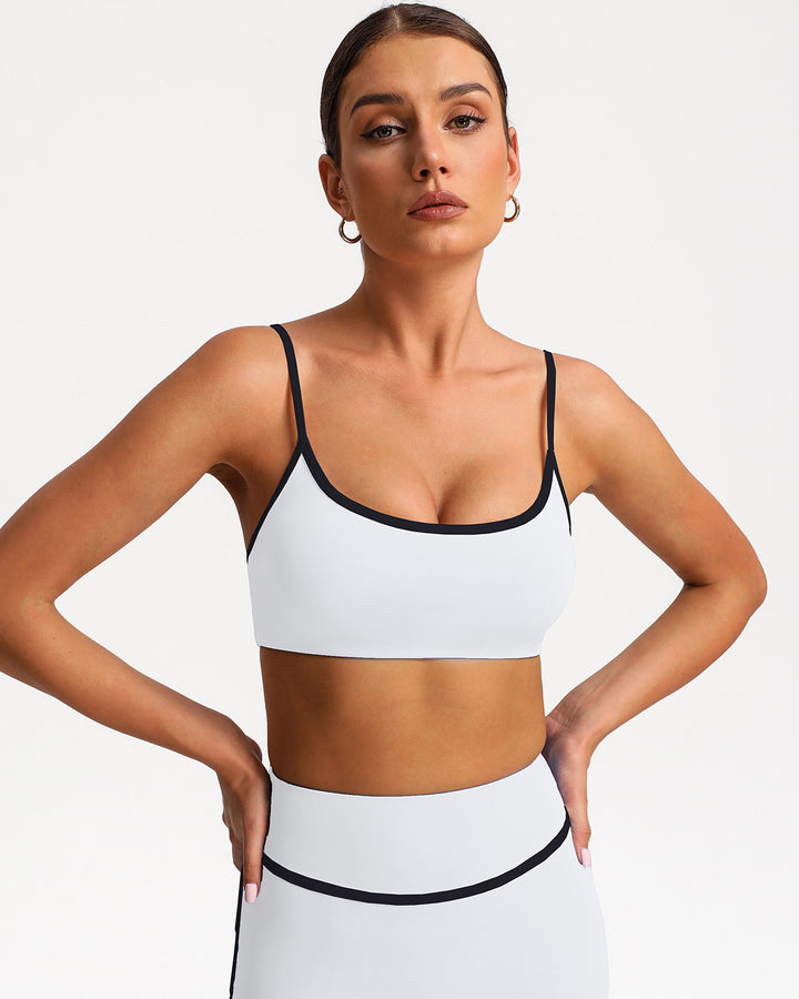 Raina Sports Bra - White