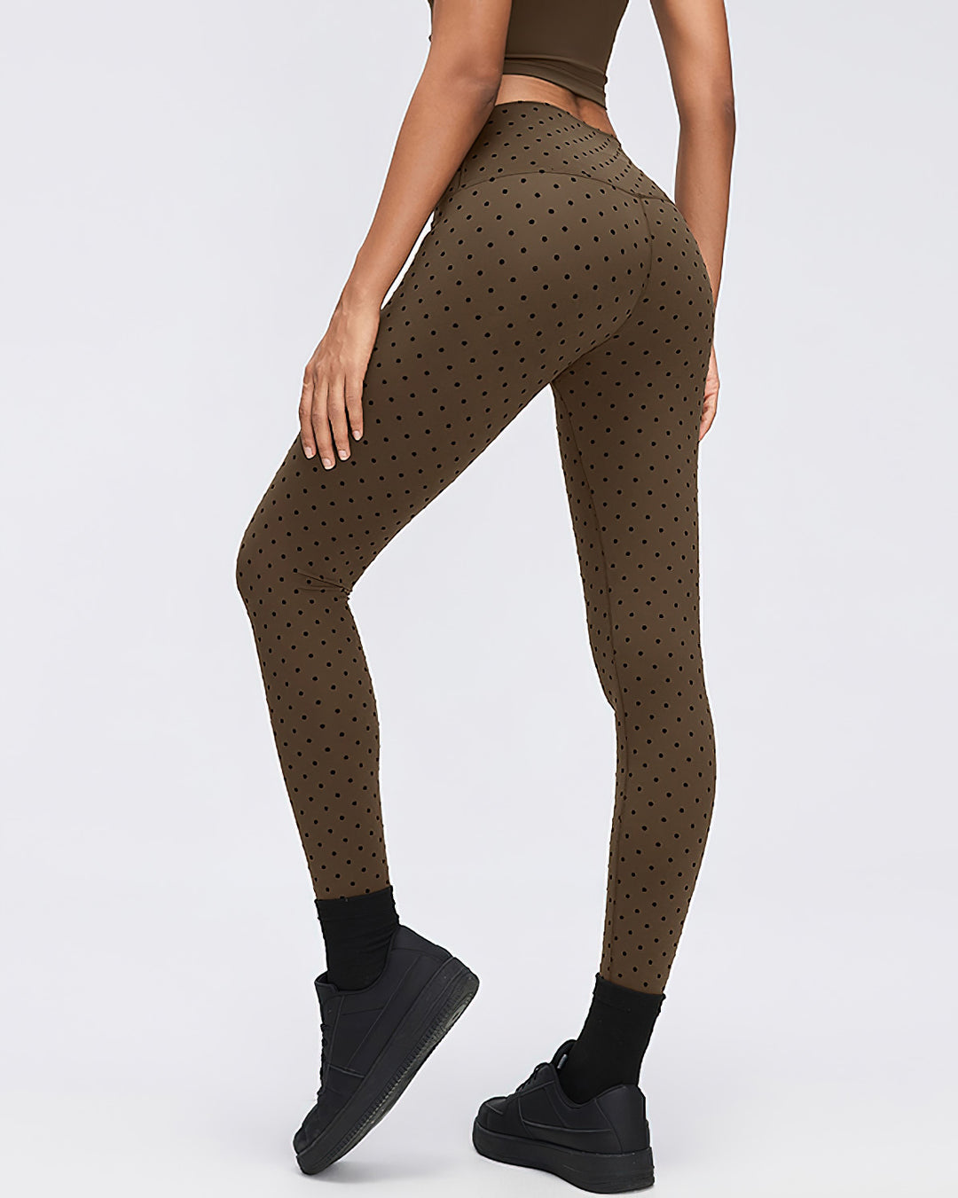 Reina Seamless Leggings - Brown