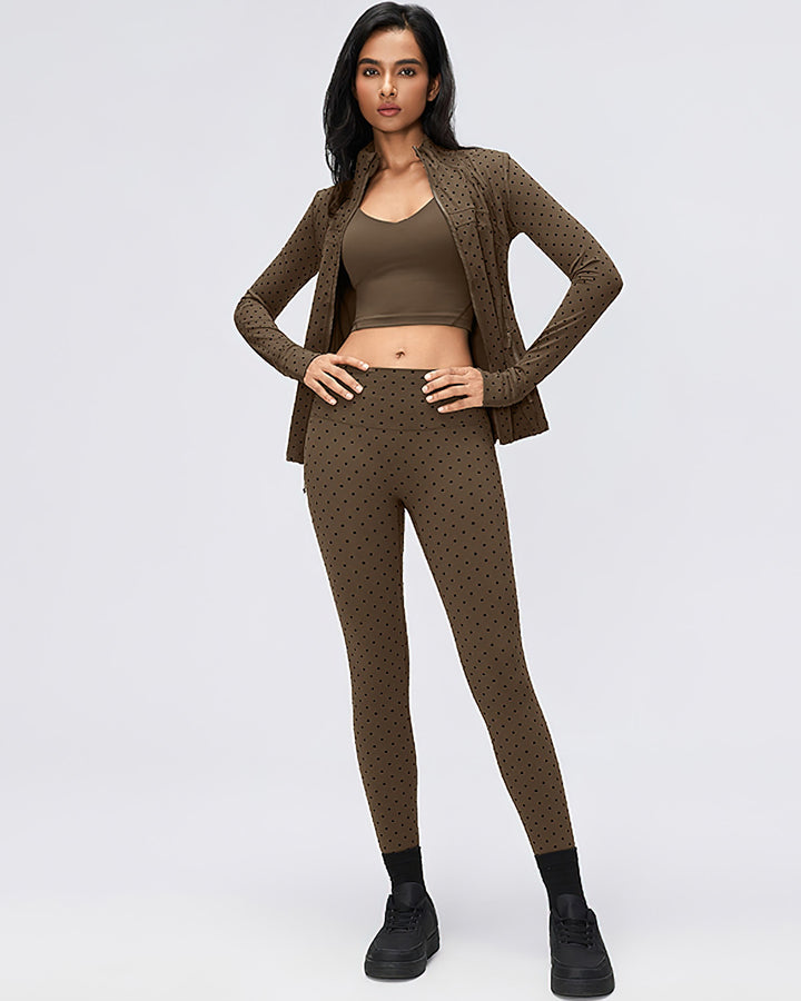 Reina Seamless Leggings - Brown