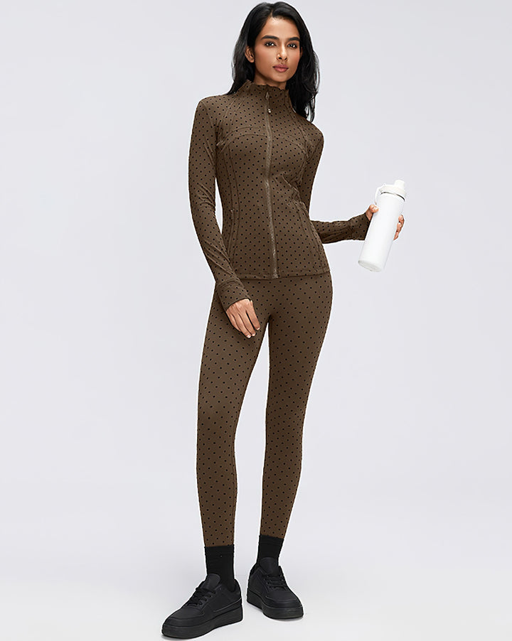 Reina Seamless Leggings - Brown