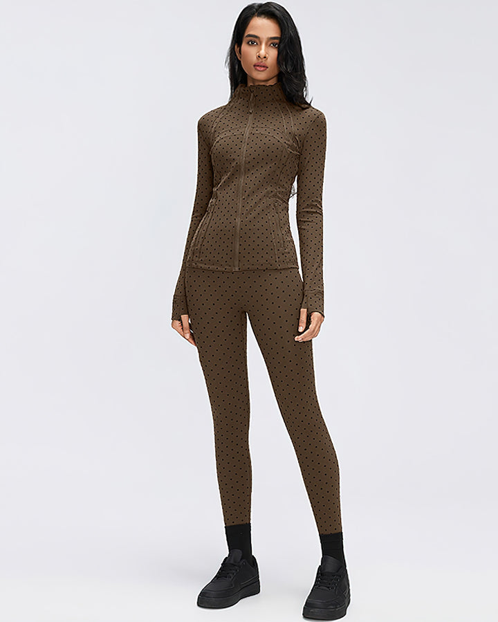 Reina Seamless Leggings - Brown