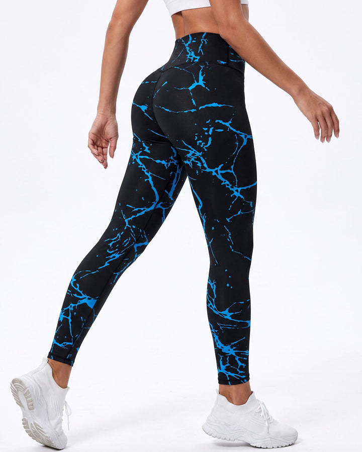 Rift Strike Leggings - Blue