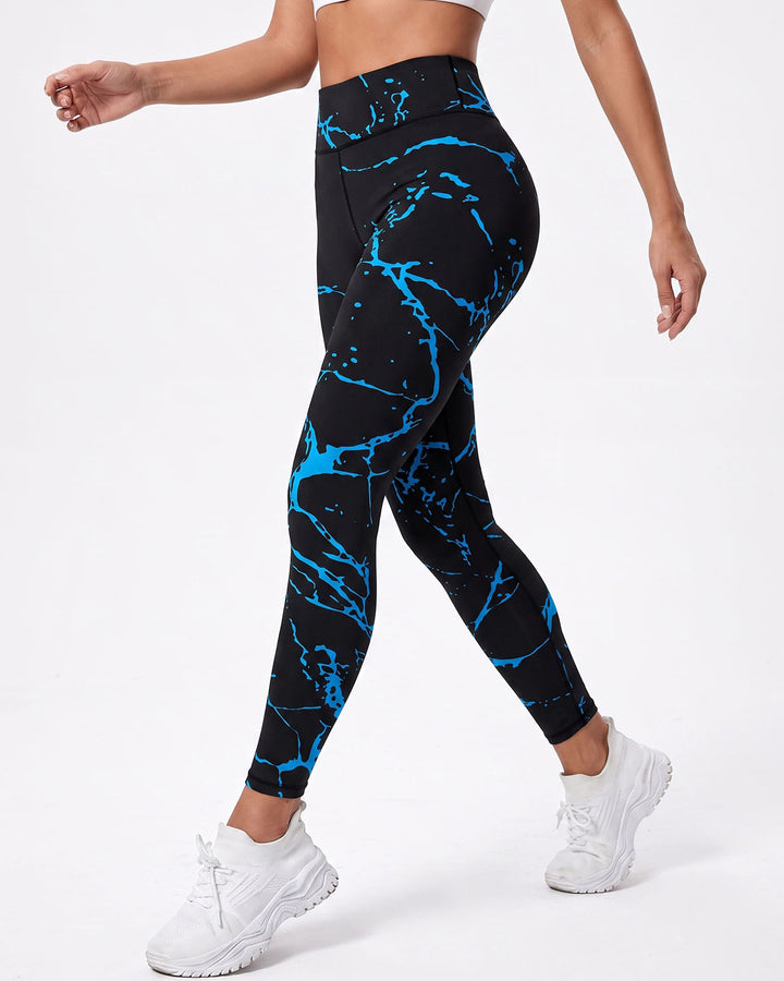 Rift Strike Leggings - Blue