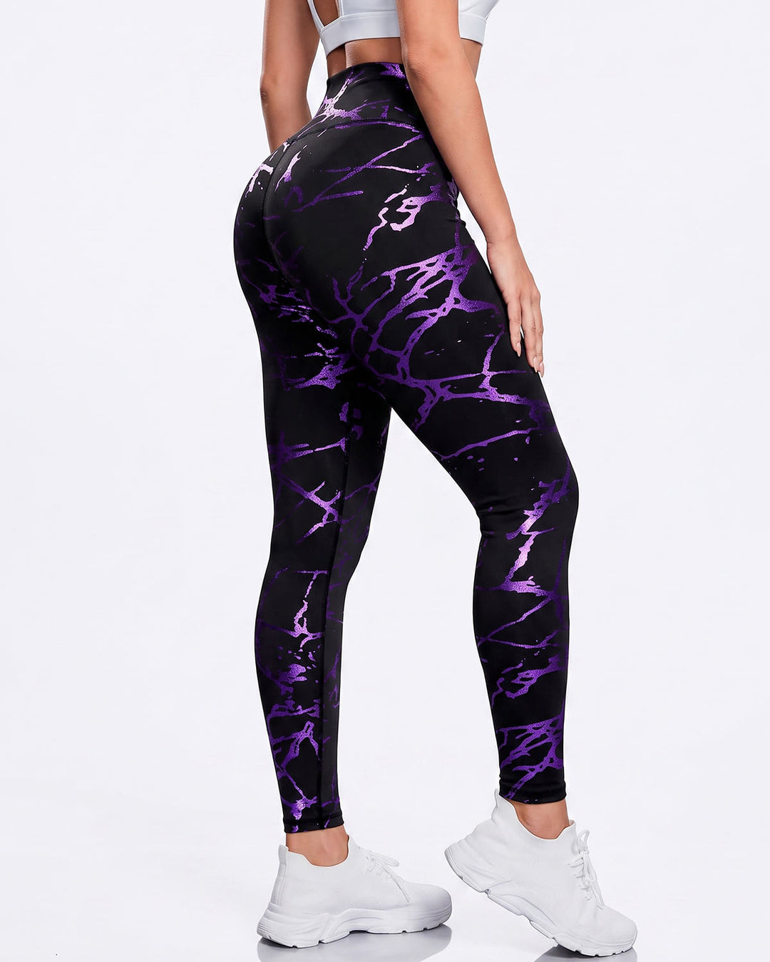 Rift Strike Leggings - Purple