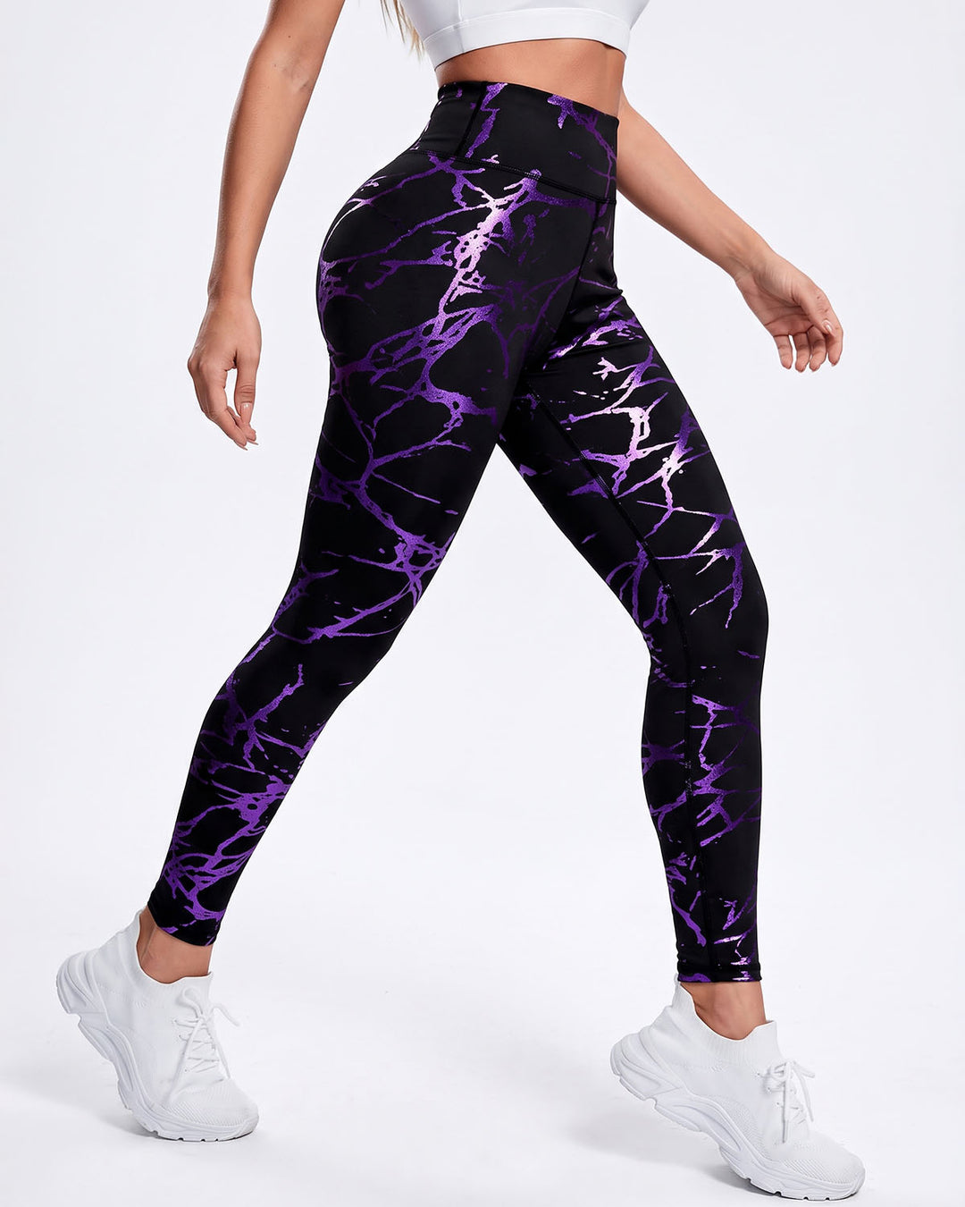 Rift Strike Leggings - Purple