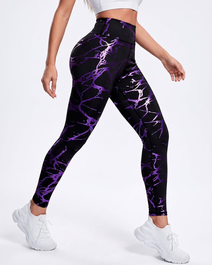 Rift Strike Leggings - Purple