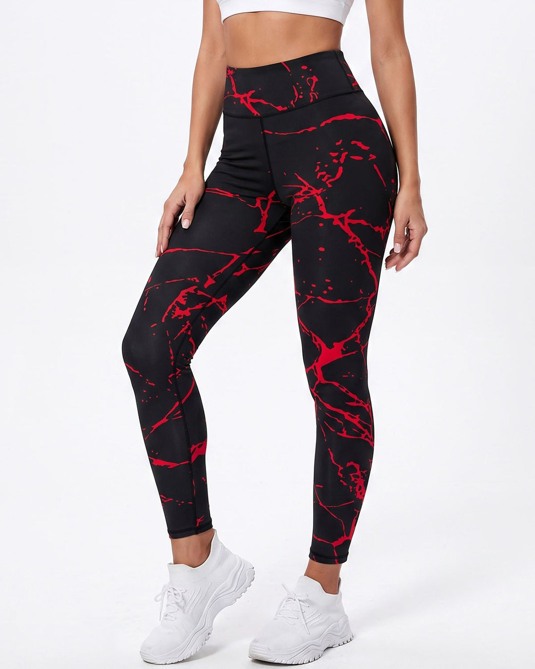 Rift Strike Leggings - Red