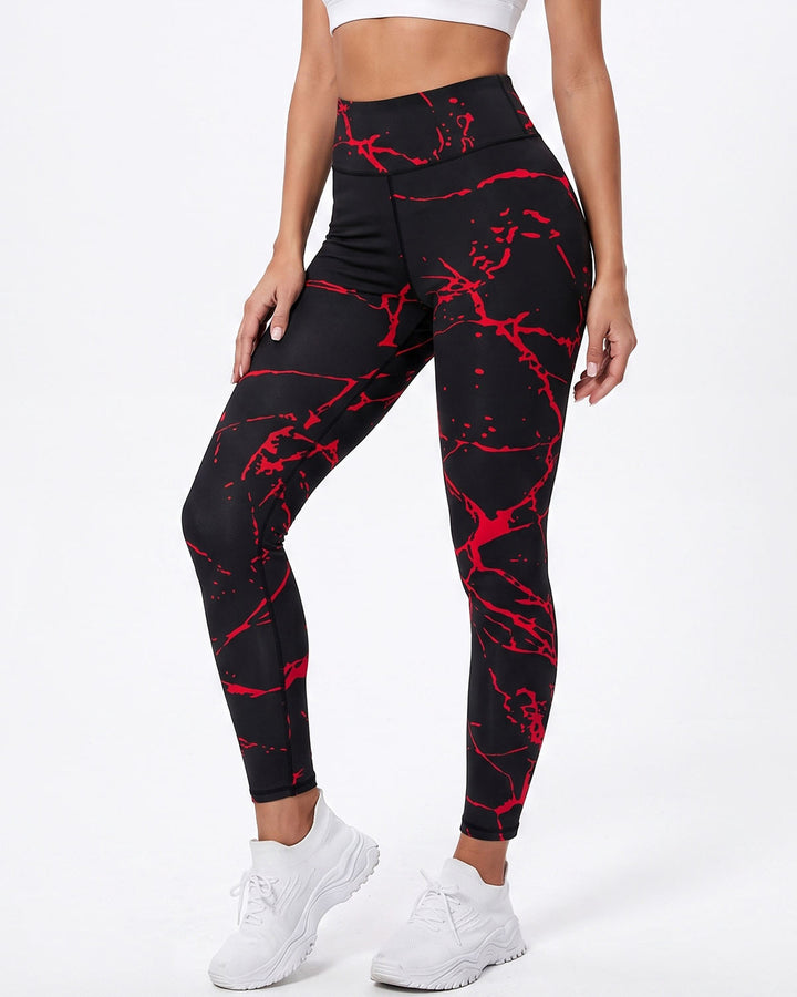 Rift Strike Leggings - Red