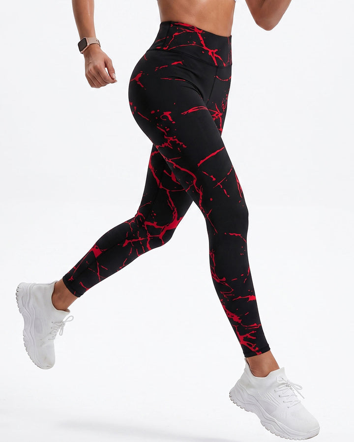 Rift Strike Leggings - Red