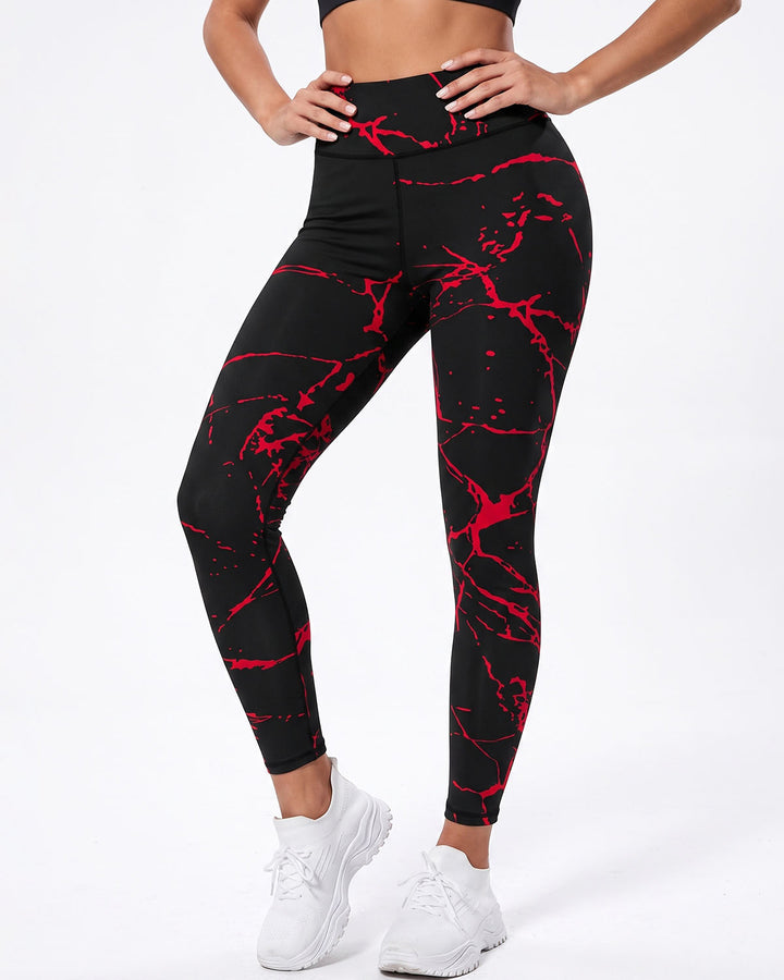 Rift Strike Leggings - Red