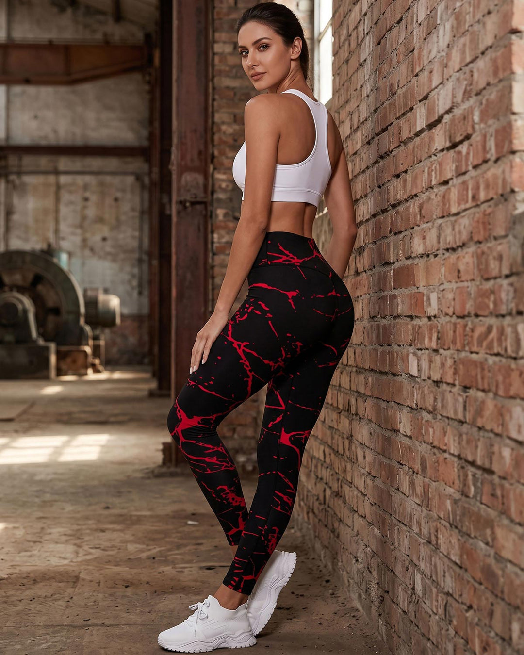 Rift Strike Leggings - Red