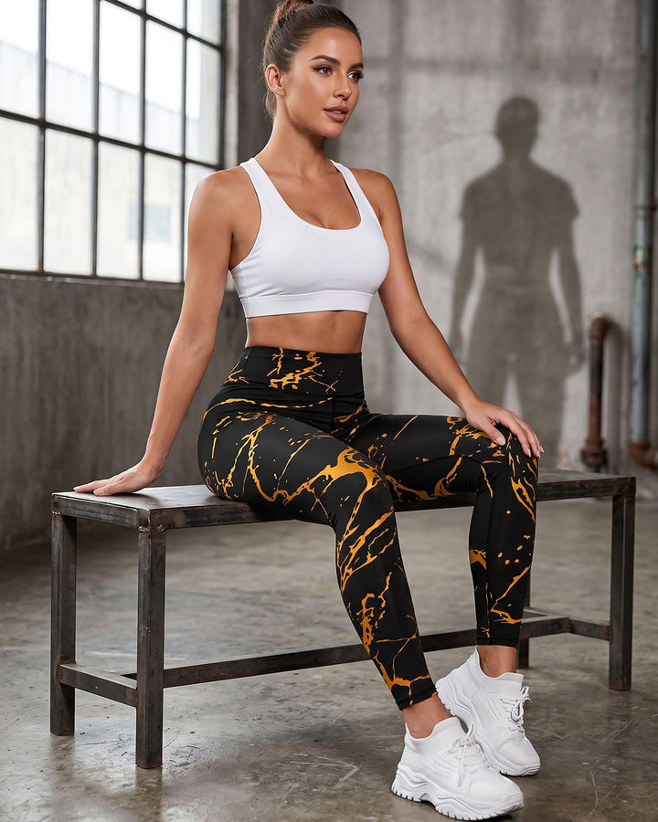Rift Strike Leggings - Yellow
