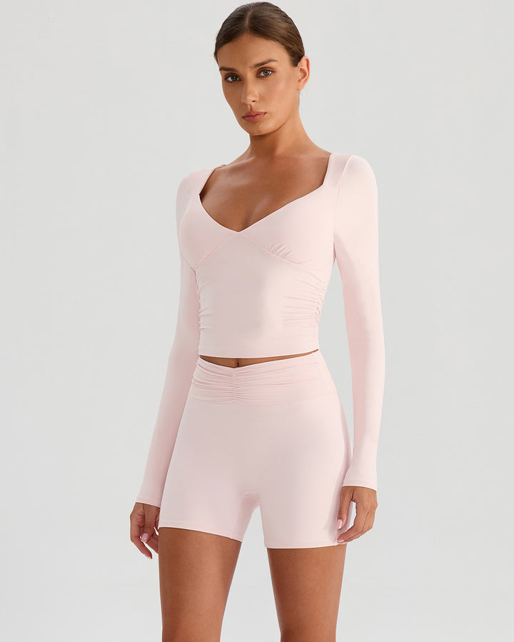 Riven Long Sleeve - Ballet Pink