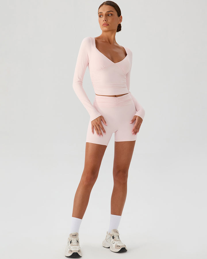 Riven Long Sleeve - Ballet Pink