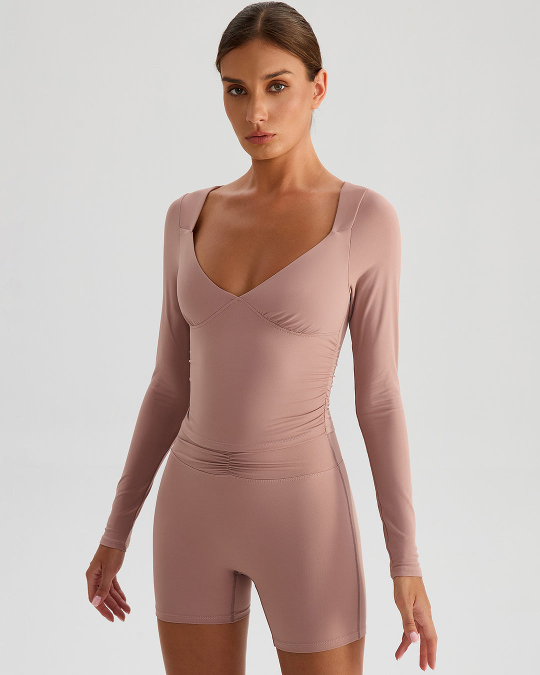 Riven Long Sleeve - Dusty Rose