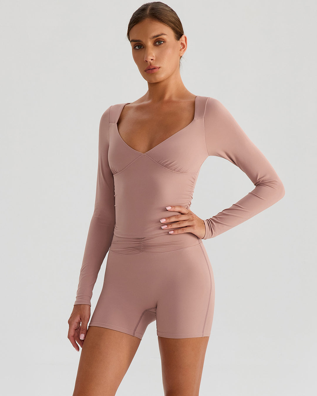 Riven Long Sleeve - Dusty Rose