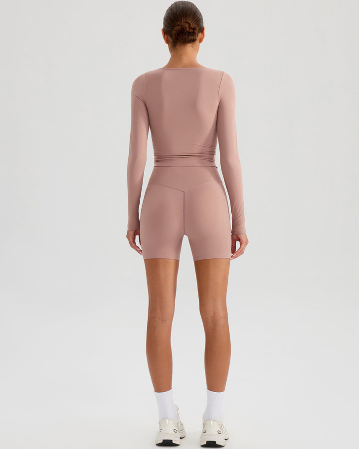 Riven Long Sleeve - Dusty Rose