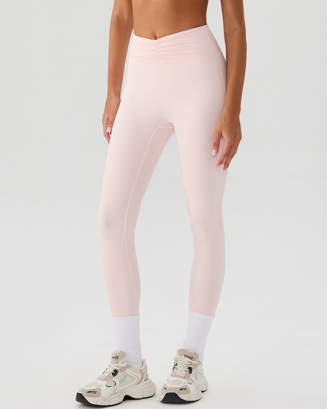 Riven Seamless Leggings - Ballet Pink