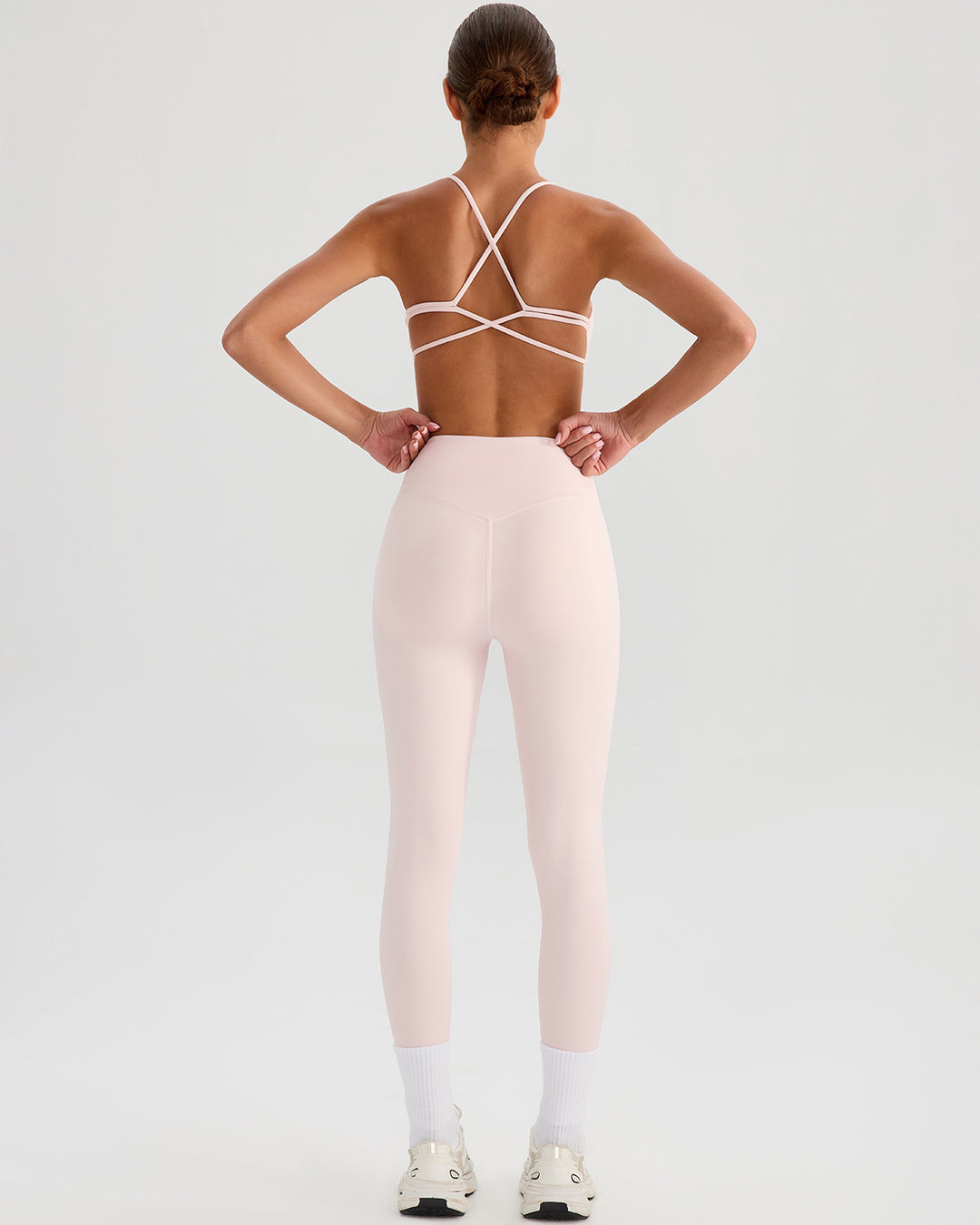 Riven Seamless Leggings - Ballet Pink