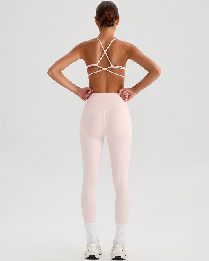 Riven Seamless Leggings - Ballet Pink