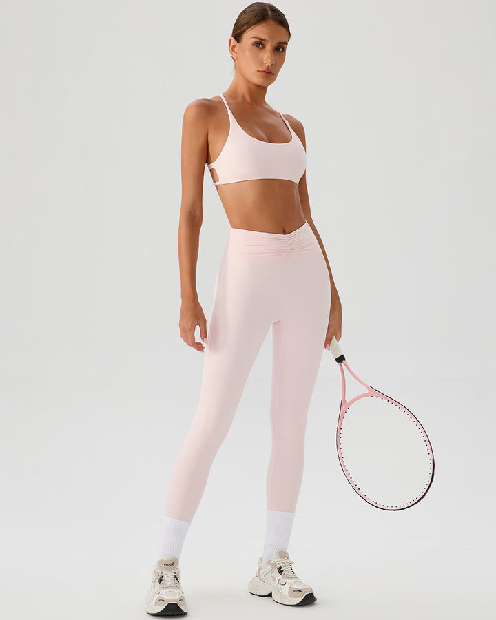 Riven Seamless Leggings - Ballet Pink
