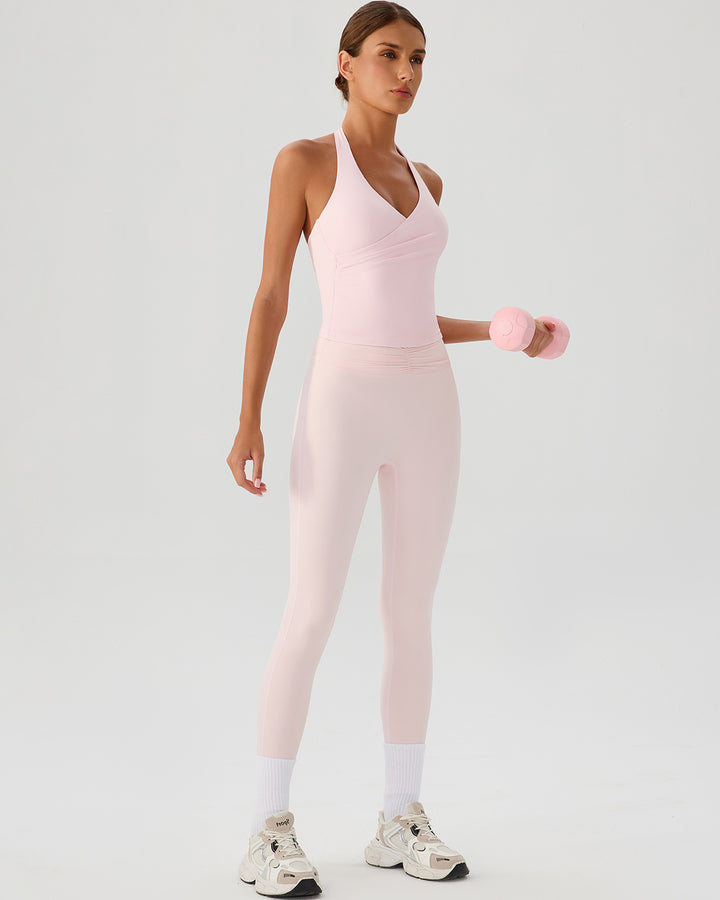 Riven Seamless Leggings - Ballet Pink