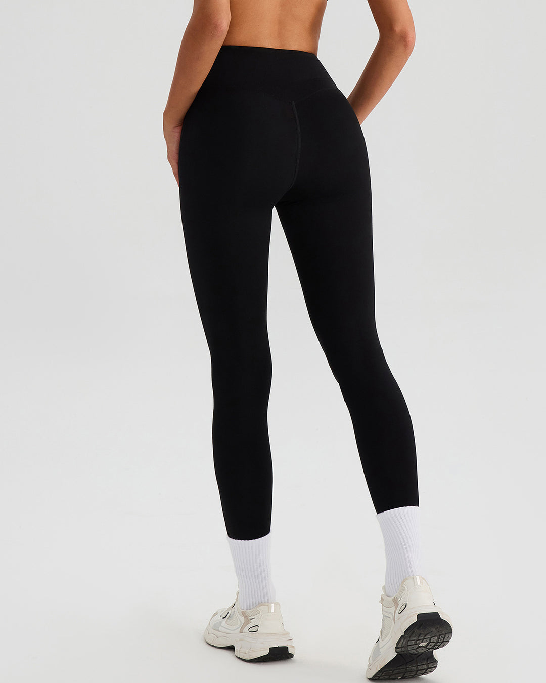 Riven Seamless Leggings - Black