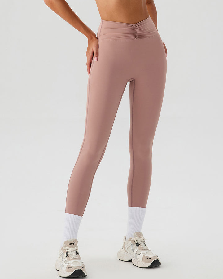 Riven Seamless Leggings - Dusty Rose