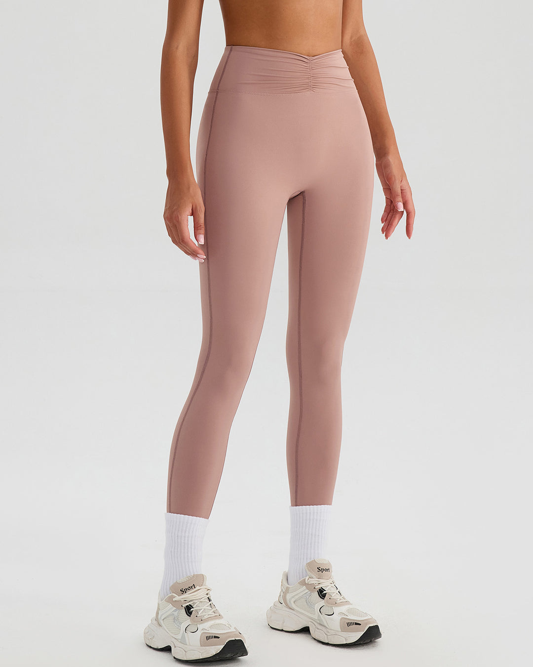 Riven Seamless Leggings - Dusty Rose