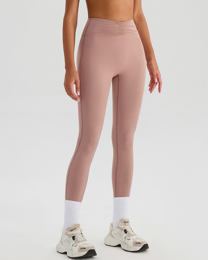 Riven Seamless Leggings - Dusty Rose