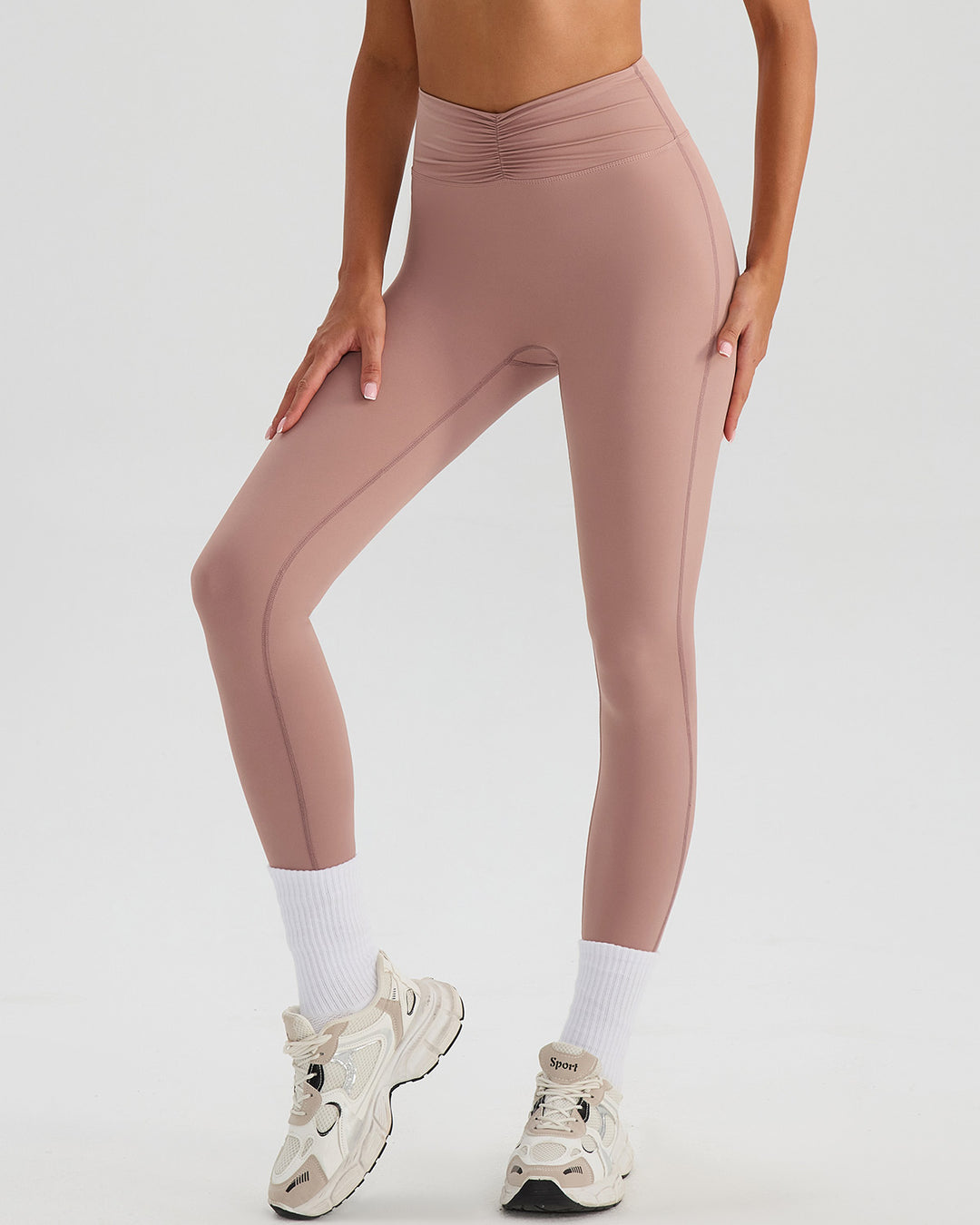 Riven Seamless Leggings - Dusty Rose