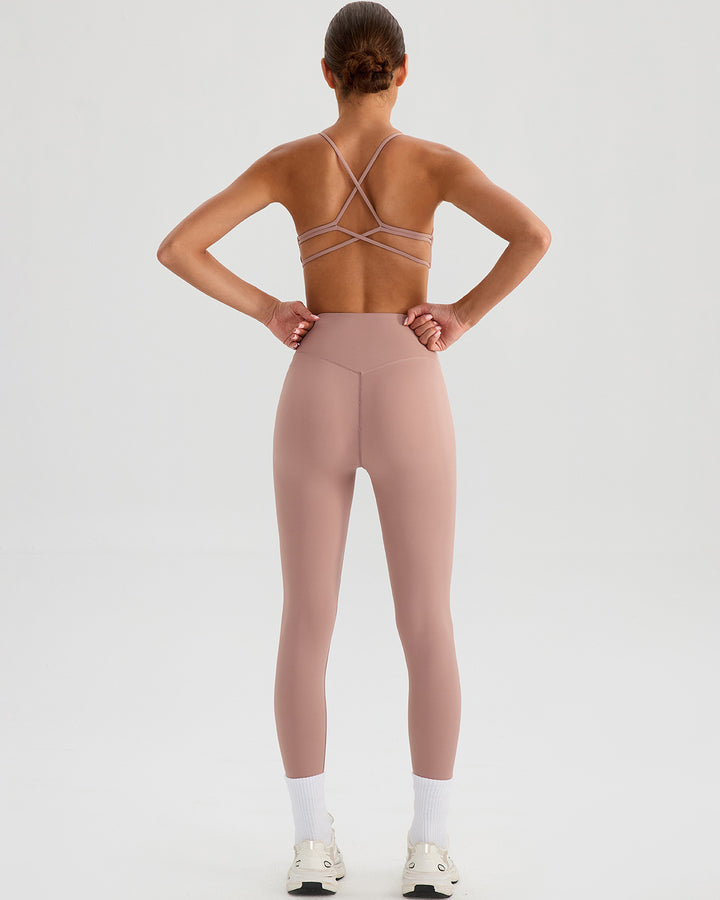 Riven Seamless Leggings - Dusty Rose