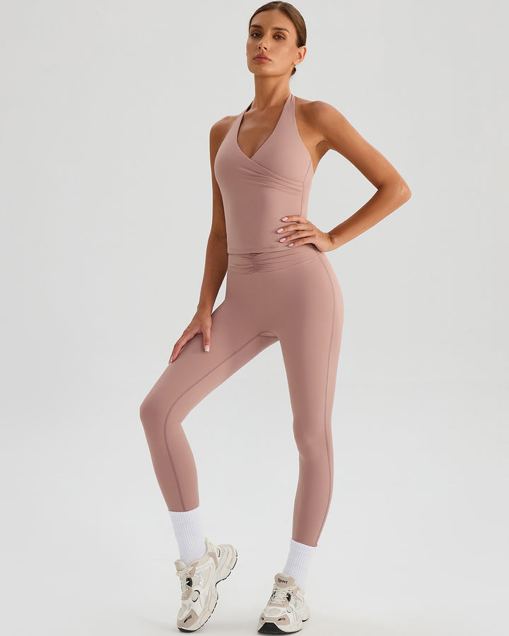Riven Seamless Leggings - Dusty Rose
