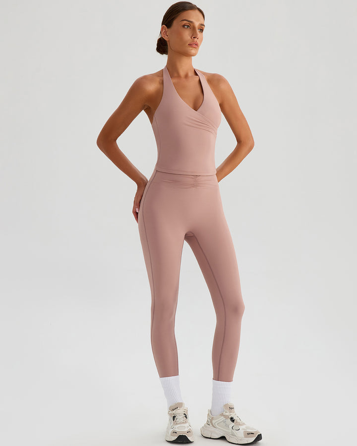 Riven Seamless Leggings - Dusty Rose