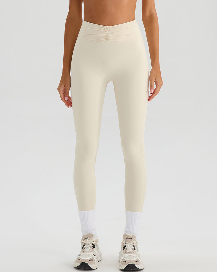 Riven Seamless Leggings - Vanilla