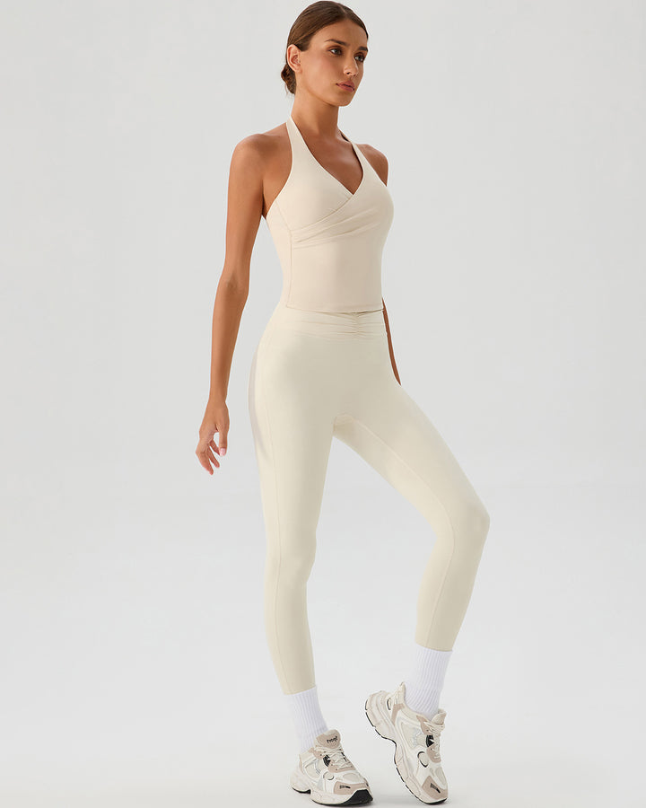 Riven Seamless Leggings - Vanilla