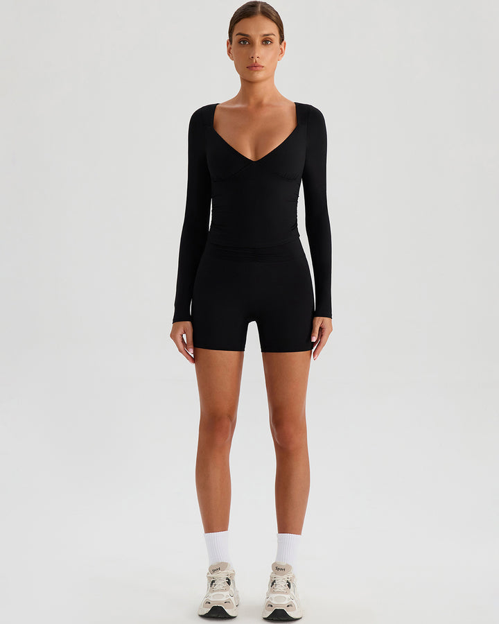 Riven Seamless Shorts - Black